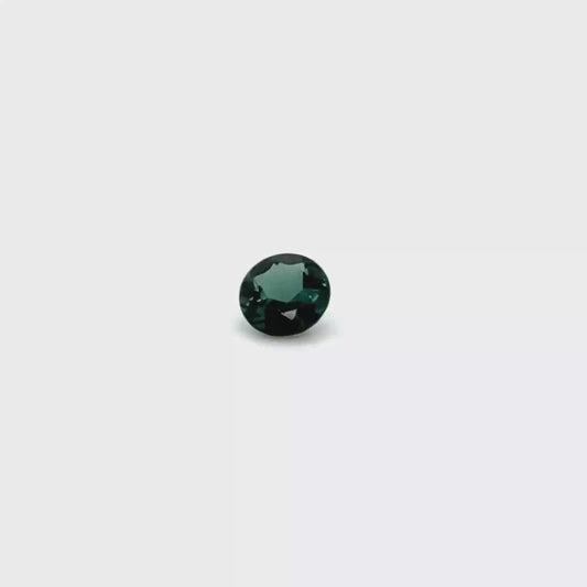 Indigolith 5x5x2.85 mm 0.42 ct