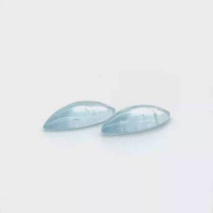 Aquamarin 22.5x9.6x5.1 mm 18.47 ct