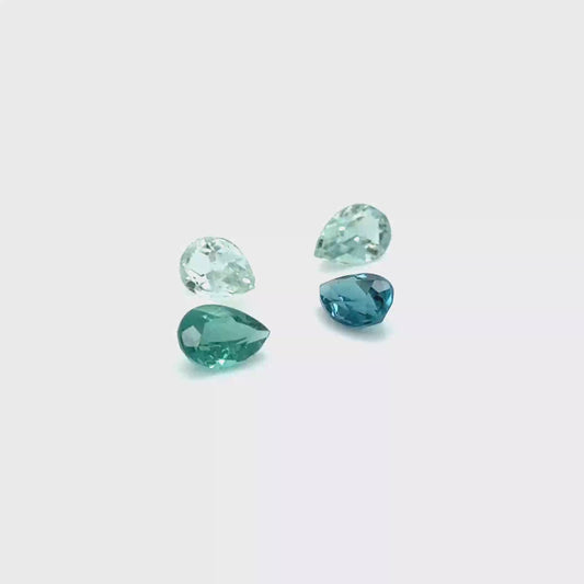Indigolith 6x4.1x2.9 mm 0.42 ct