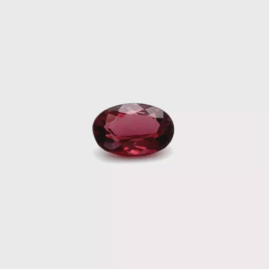 Rubellit 8.72x6.21x3.78 mm 1.39 ct