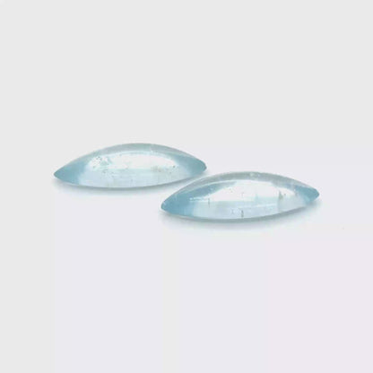 Aquamarin 22.5x9.6x5.1 mm 18.47 ct