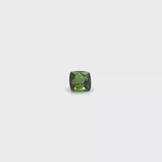 Turmalin Bicolor 5.6x5.6x4.28 mm 0.74 ct