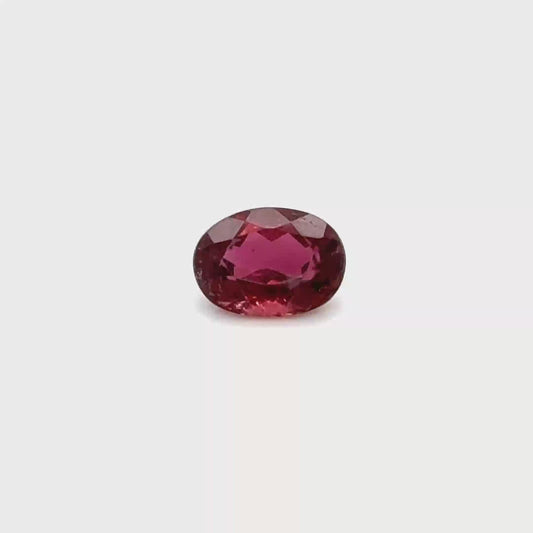 Rubellit 8.17x6.2x4.1 mm 1.38 ct