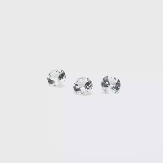 Weisser Beryll 5x5x3.1 mm 0.38 ct