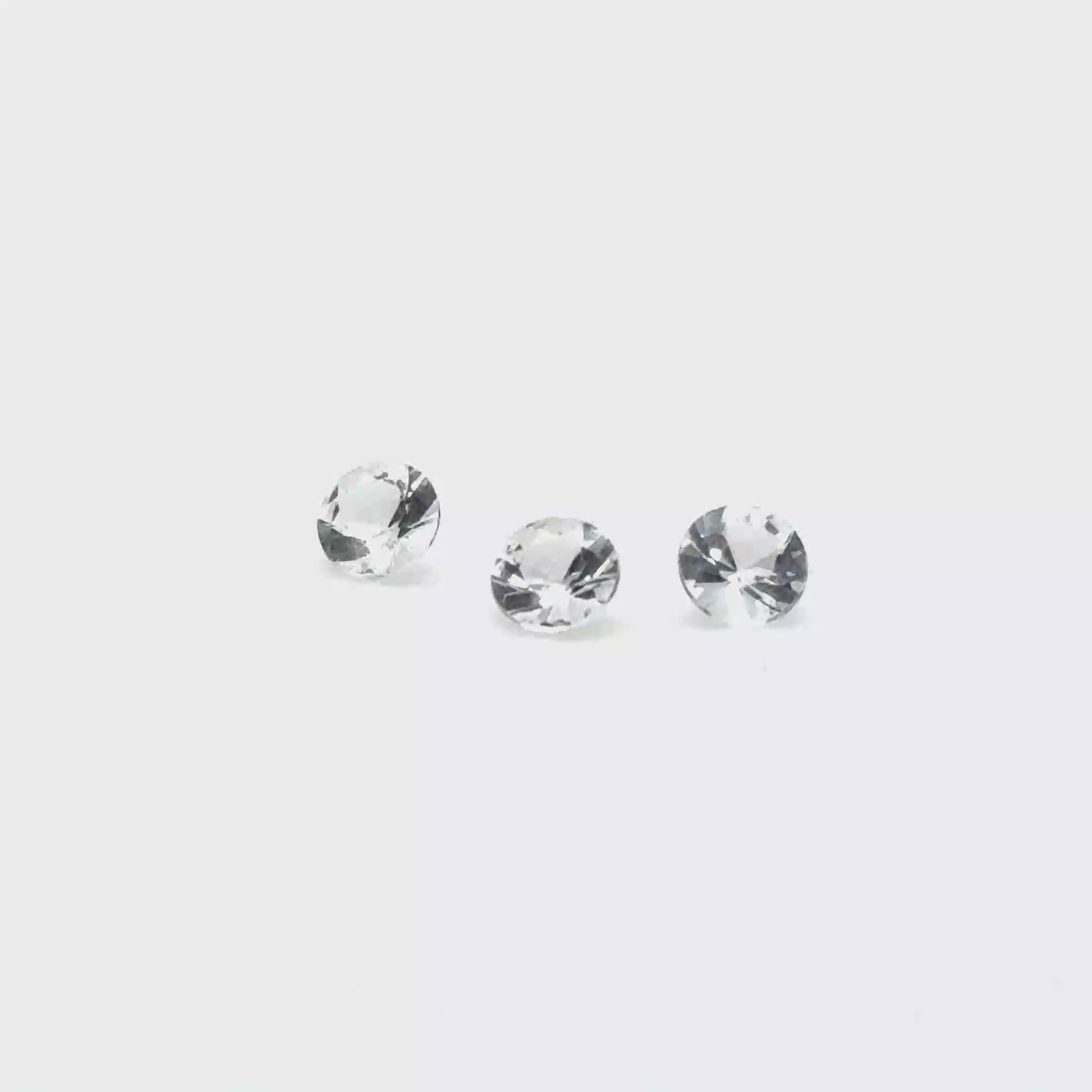 Weisser Beryll 5x5x3.1 mm 0.38 ct