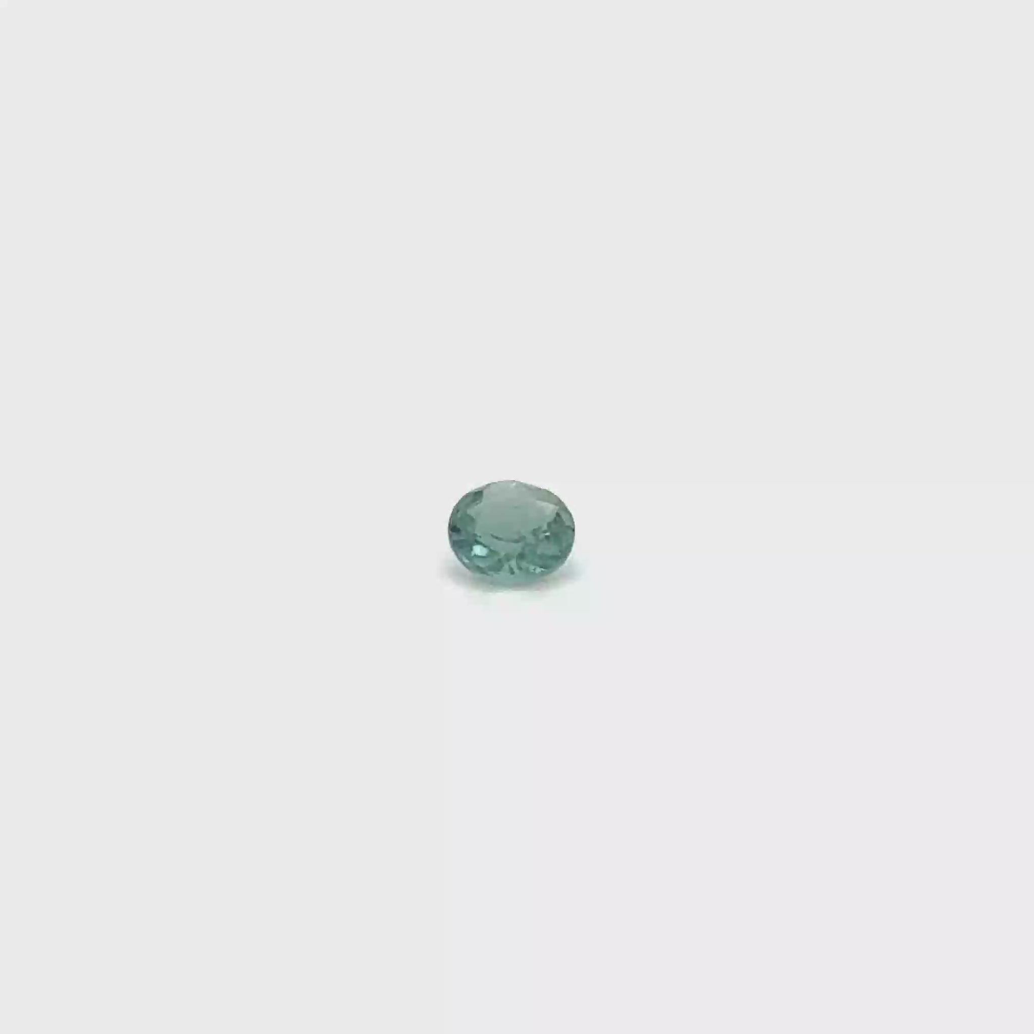 Verdelith 5x5x2.85 mm 0.45 ct